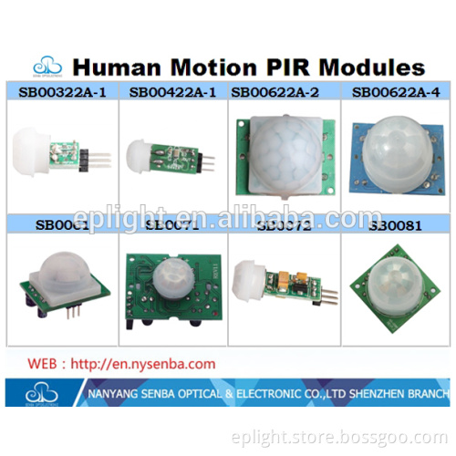 10-12m Distance 3-15V PIR motion sensor Senba D204B